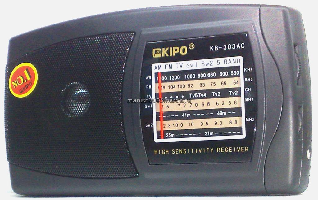 Радиоприёмник Kipo KB-303AC Радиоприёмники.
